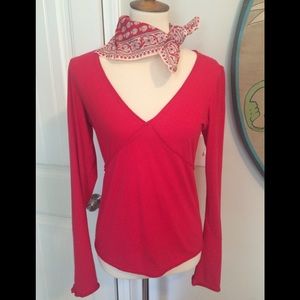 Johnny Was top with bell sleeves